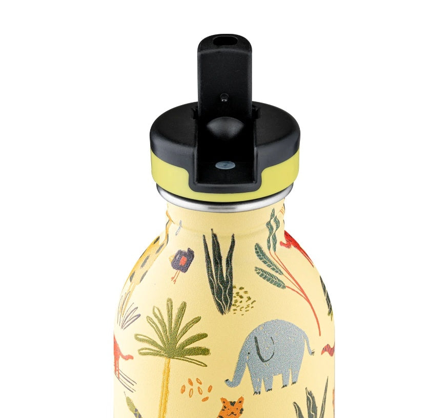 Urban kids bottle 050 Jungle Friends AVEC PAILLE