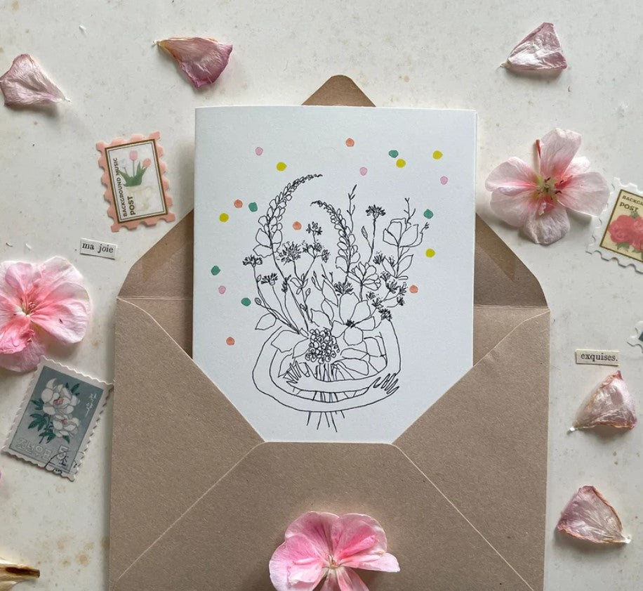 Carte Postale Double - surprise