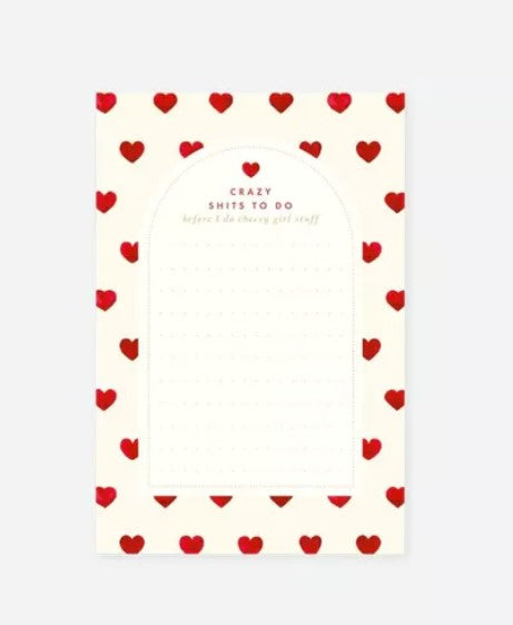 Notepad - Hearts