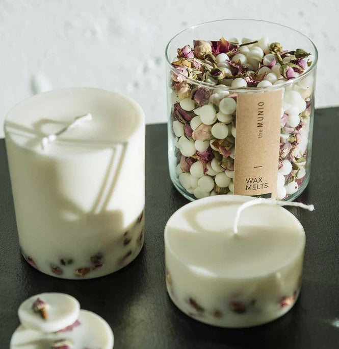 Soy wax candle - 515ml - Rose