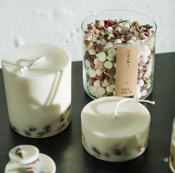 Soy wax candle - 220ml - Rose
