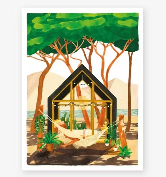 Affiche décorative - Small - Cap ferret - 18x24 cm
