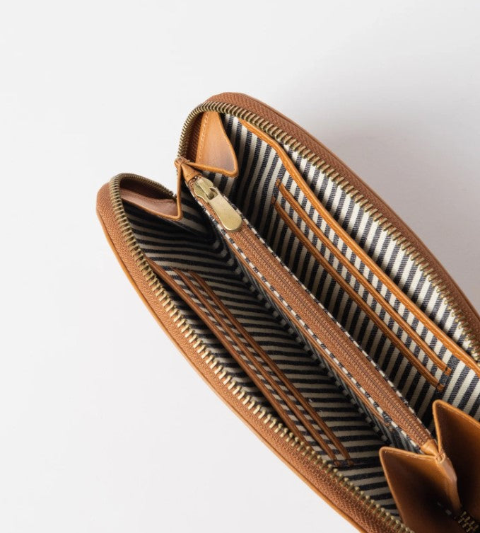 Blake Wallet - Cognac classic leather