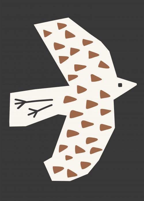 Poster 50 x 70 cm - Silvia Bird II