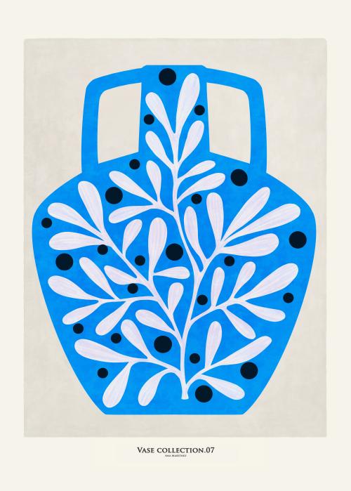 Poster 30 x 40 cm - Ana Martínez - Vase collection IV