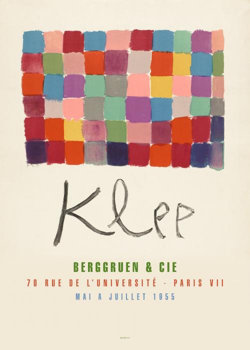 Poster 30 x 40 cm - Paul Klee - Exhibition Paris