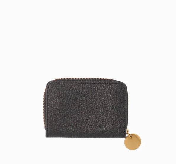 Portefeuille Pia - Noir grainé