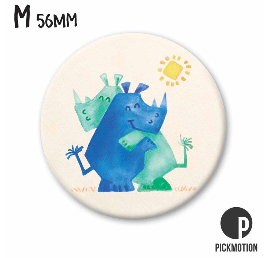 Magnet - Rhino hug - MM1307