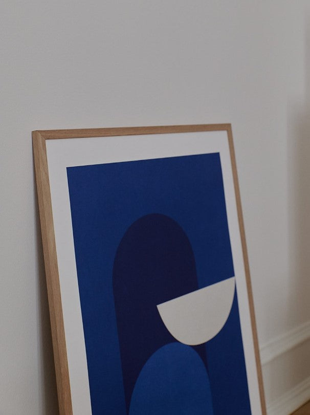 Poster - Alexandra Papadimouli - Abstract blue - 30x40cm