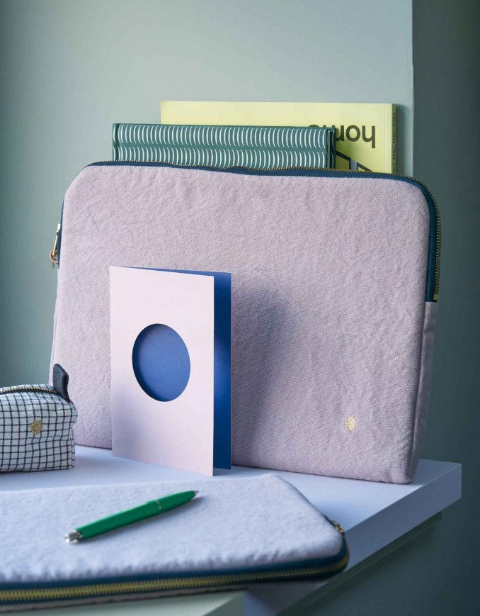 Housse Ordinateur 15-16 pouces déperlante - Poivre Rose