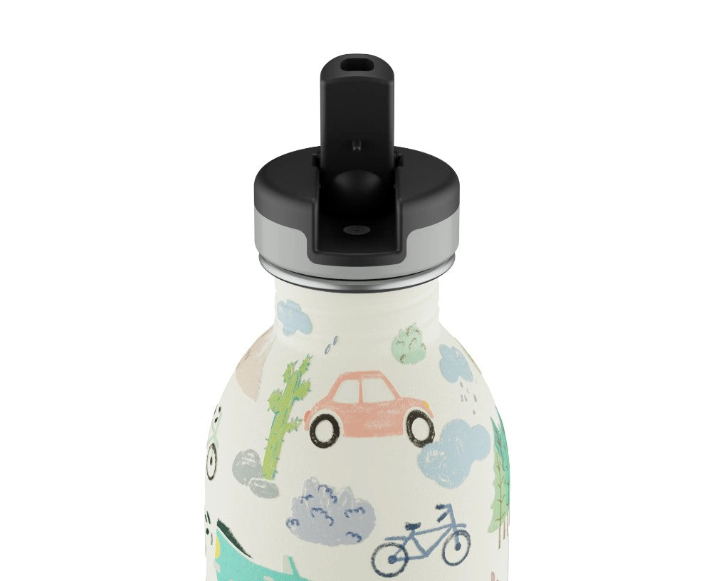 Urban bottle 250 ml Adventure Friends AVEC PAILLE