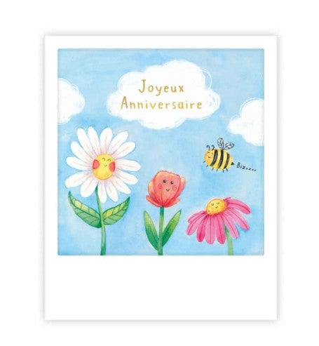 Mini carte - Flower birthday - MP0862FR