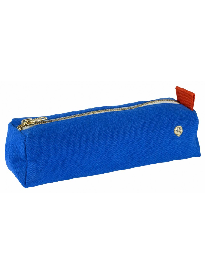 Trousse de bureau déperlante - Bleu Mécano