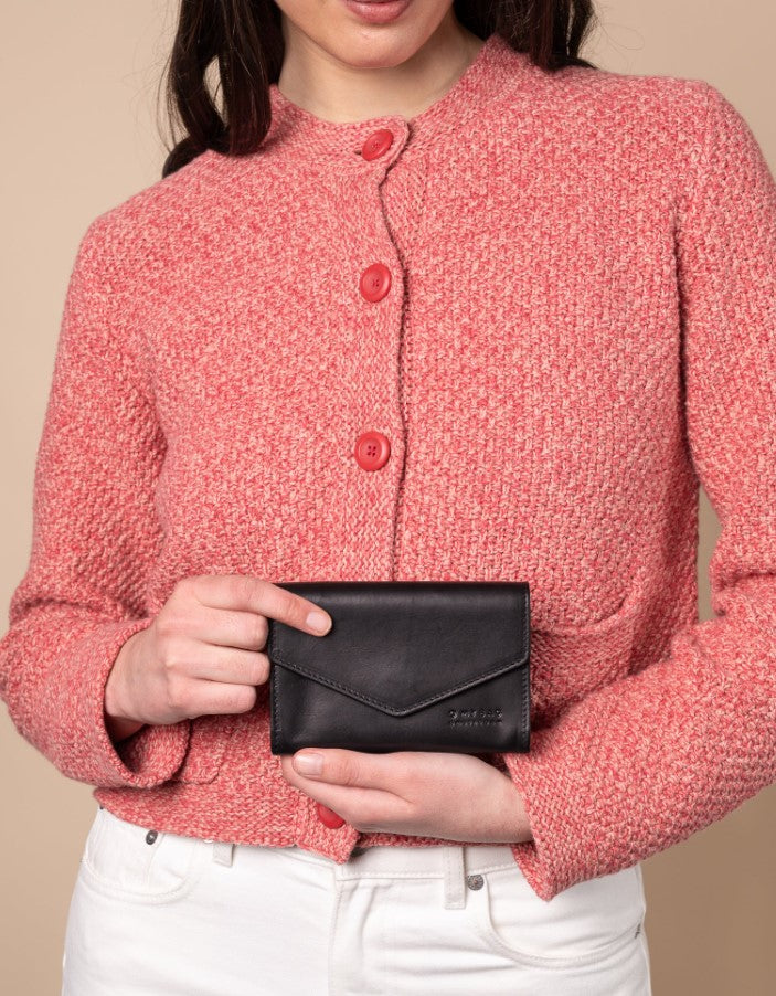 Portefeuille Jo's - Black Leather