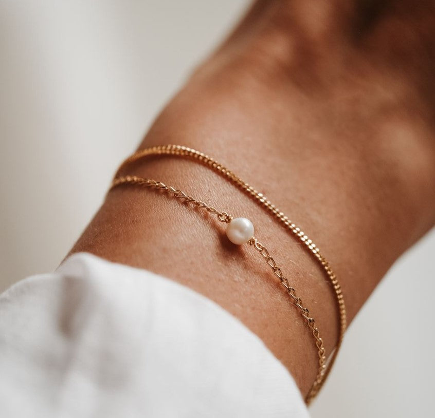 Bracelet Isabella plaqué or - 11119 - Amulette