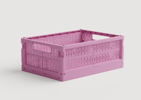 Caissette pliable - Midi - Soft Fuchsia