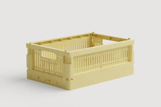 Caissette pliable - Mini - Lemon Cream