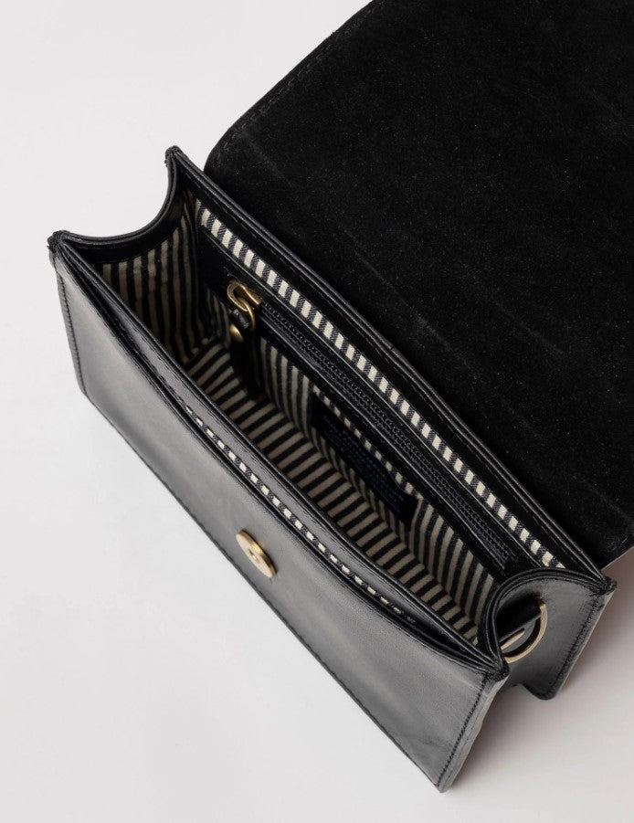 Sac Audrey Mini - Cuir Classique à Carreaux Noir