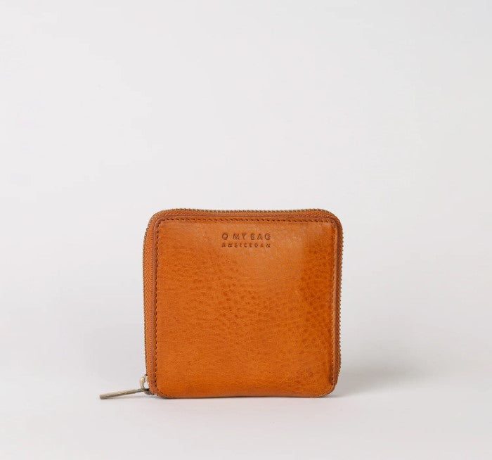 Sonny Square Wallet - Cognac Stromboli Leather