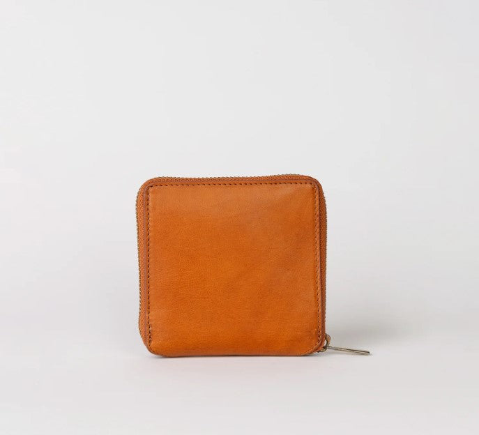 Sonny Square Wallet - Cognac Stromboli Leather