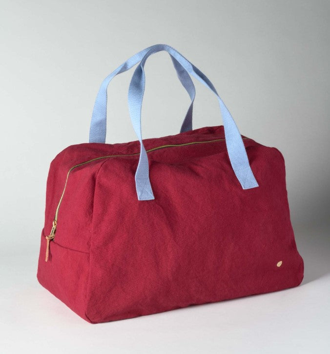 Week-end bag déperlant - Cherry