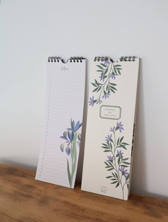 Calendrier d'anniversaires - Light Yellow