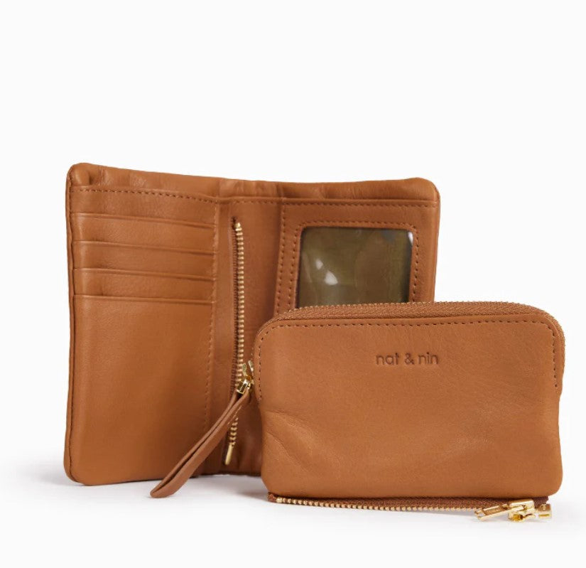 Portefeuille et portemonnaie amovible Joyce - Epice - Lisse