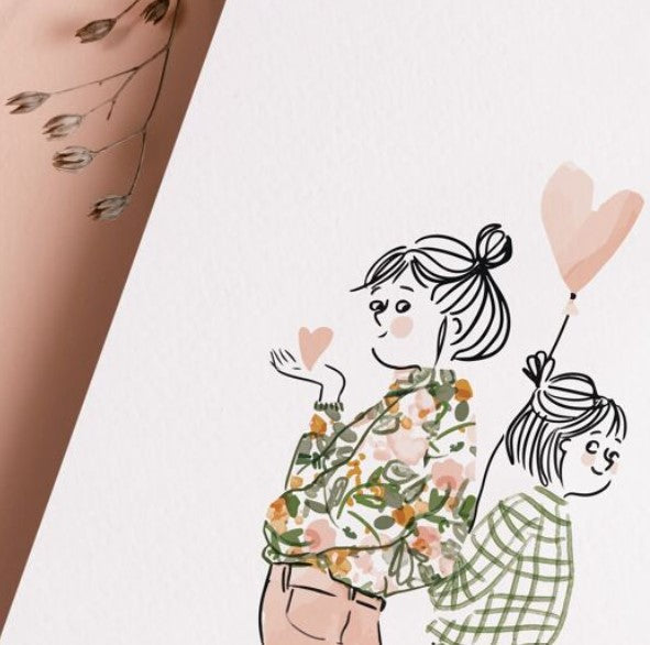 Carte avec enveloppe - Sweet love