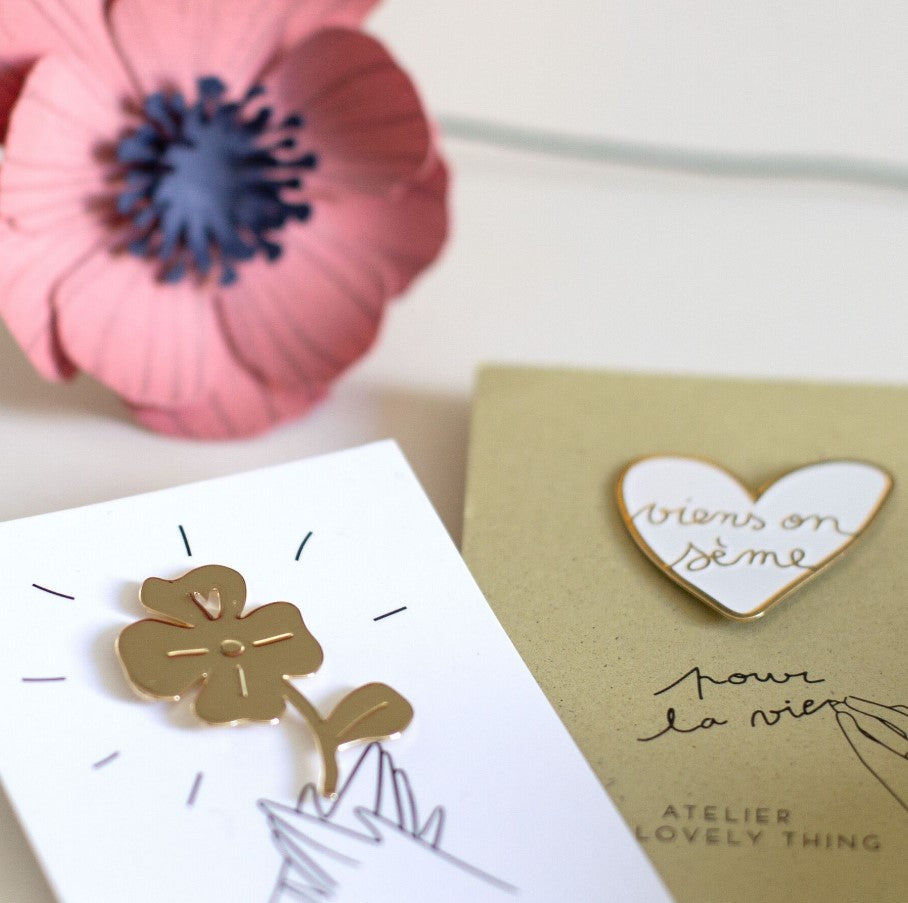 Pin's Viens on sème