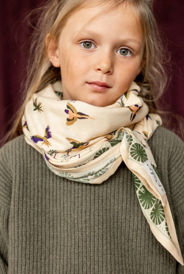 Foulard Latika - Cerisier - Kaki