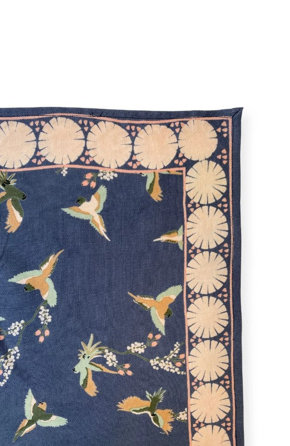 Foulard Latika - Cerisier - Orage