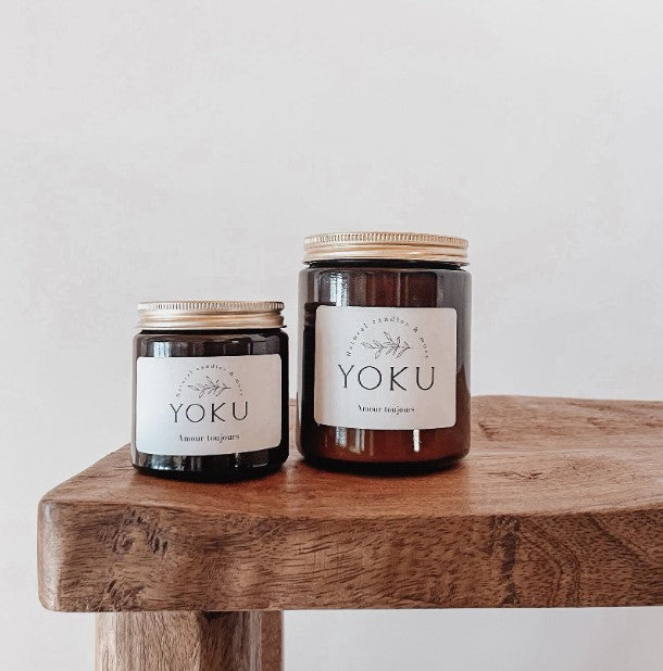 Bougie ambré - 120ml - Amour Toujours