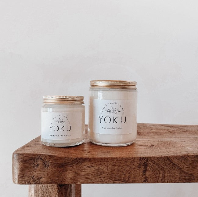 Bougie transparente - 120ml - Nuit sous les etoiles