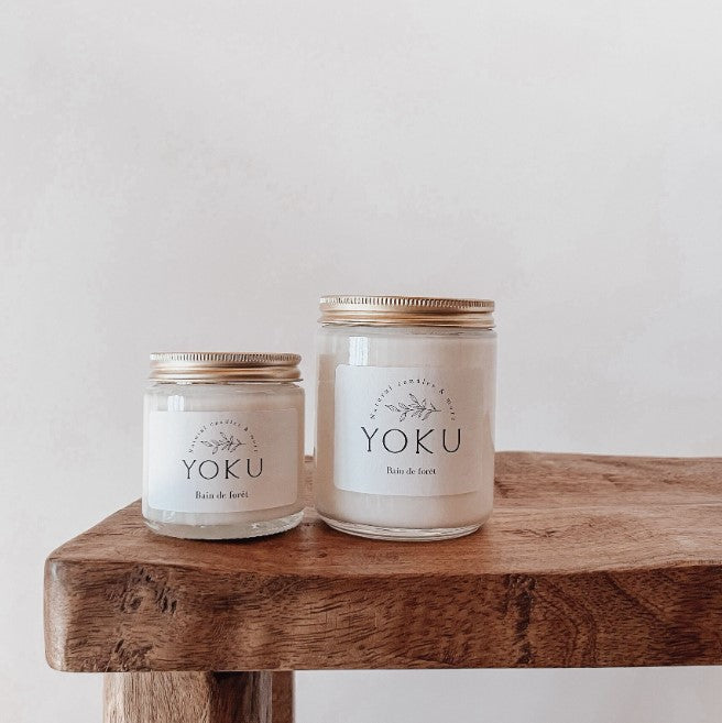 Bougie transparente - 120ml - Bain de forêt