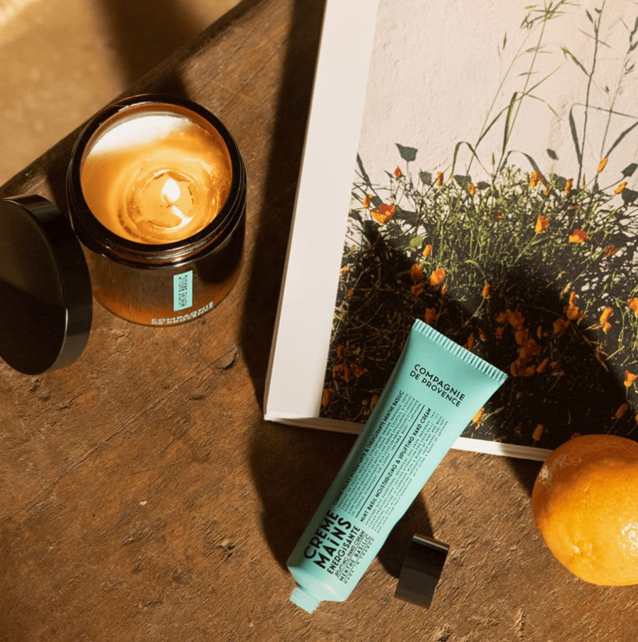 Bougie Parfumée Énergisante - Menthe Basilic - 150G