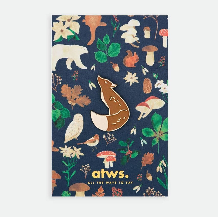Pin's - Brown Fox