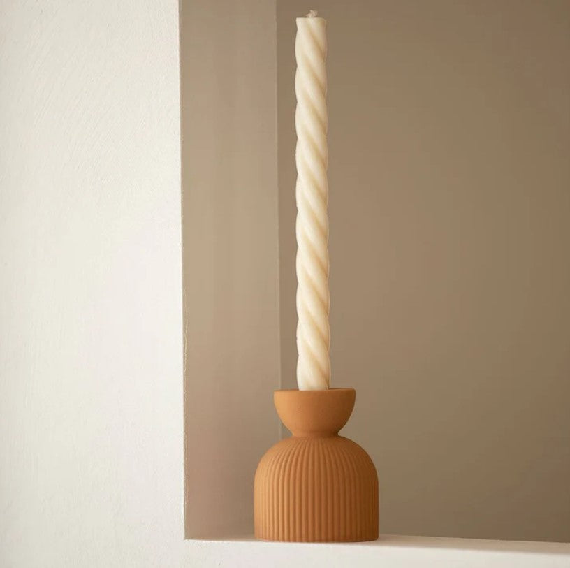 Bougeoir / vase en céramique Lus - mini - Miel