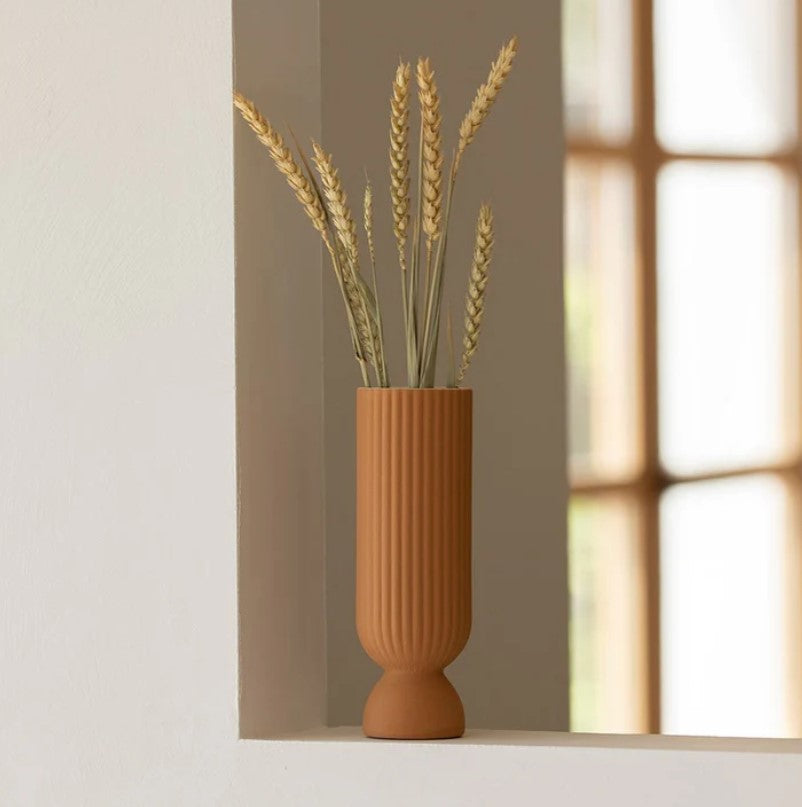 Bougeoir / vase en céramique Lus - medium - Miel