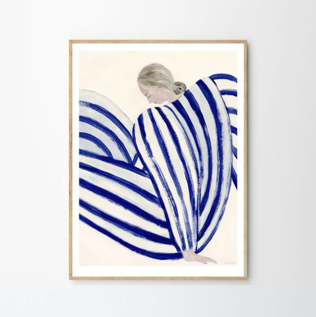 Poster - Sofia Lind - Blue Stripe At Concorde - 70x100cm