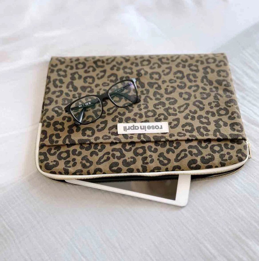 Pochette d'ordinateur Octave 13"/14" - Graou - Olive