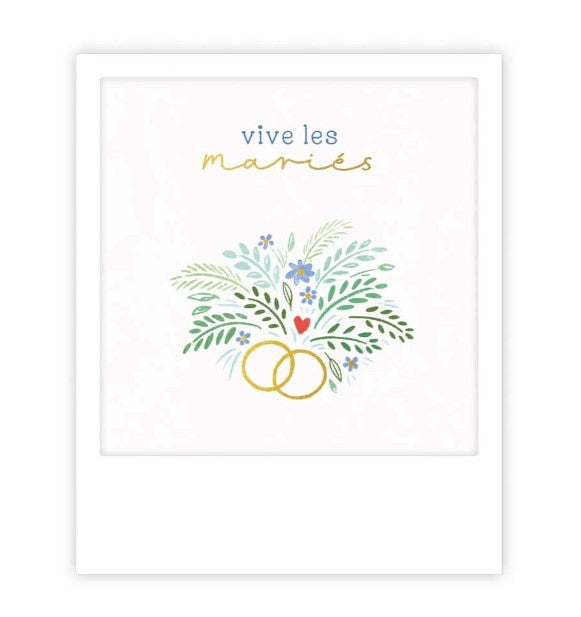 Mini carte postale - Vive les mariés - MP0907FR