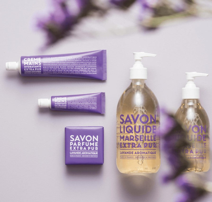 savon liquide Extra Pur 500 ml verre verveine