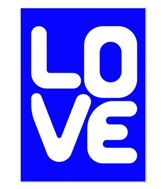 Carnet - Love bleu