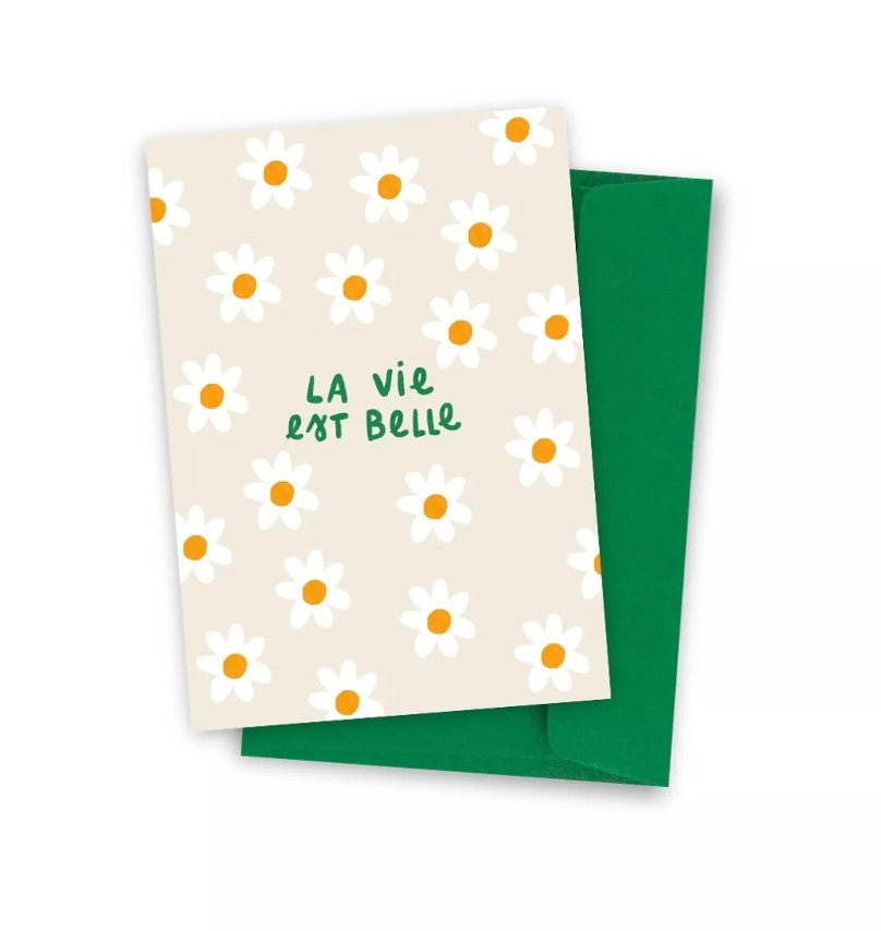 Carte postale - La vie est belle