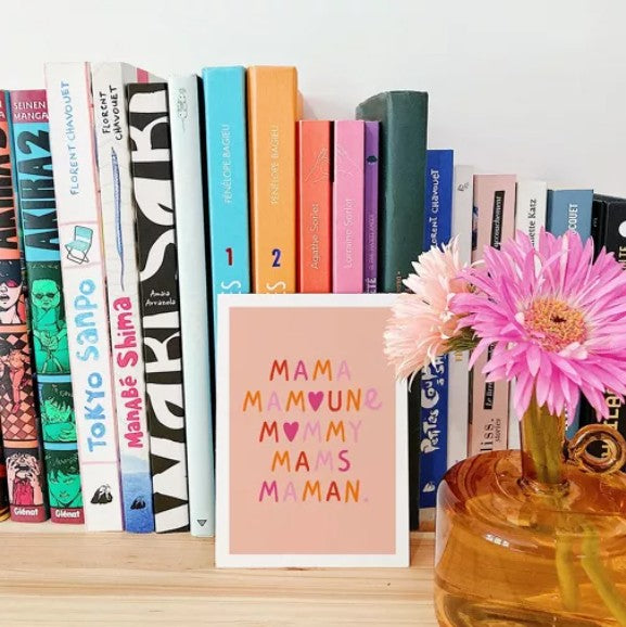 Carte postale - Maman