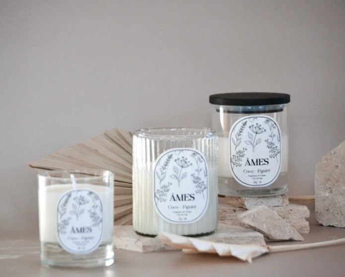 Bougie moyenne - Fleur de coton - 200g