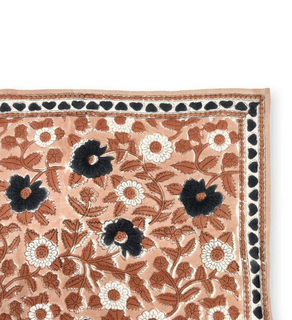 BIG Foulard Latika - Coeur - Praline