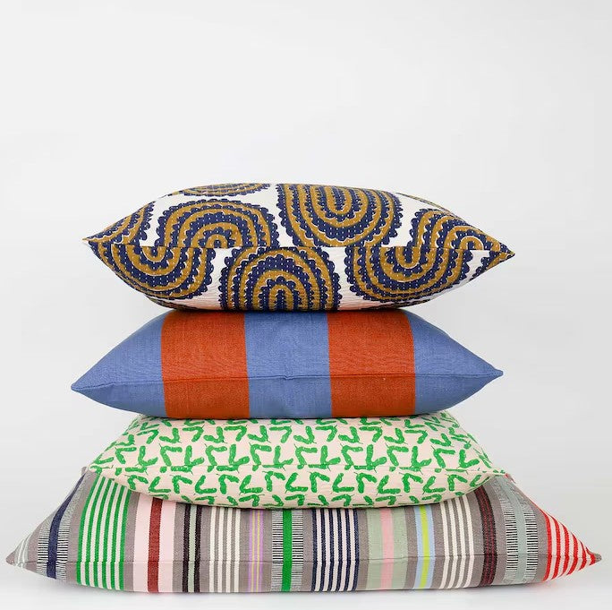 Housse de coussin Fifi - 50x50 cm - blue/brown