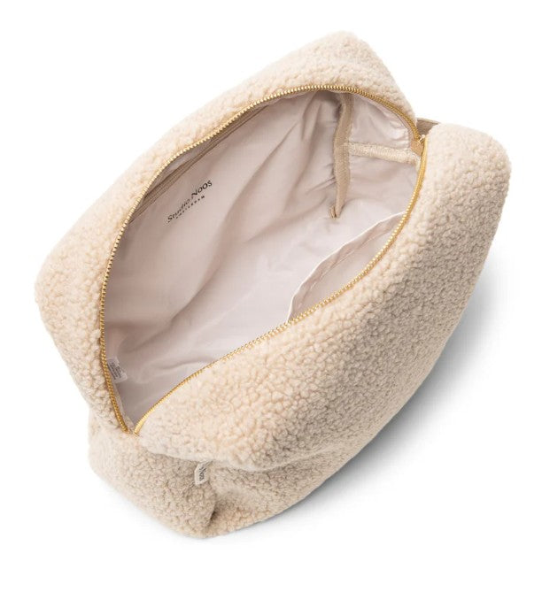 Toiletry Bag - Ecru Teddy