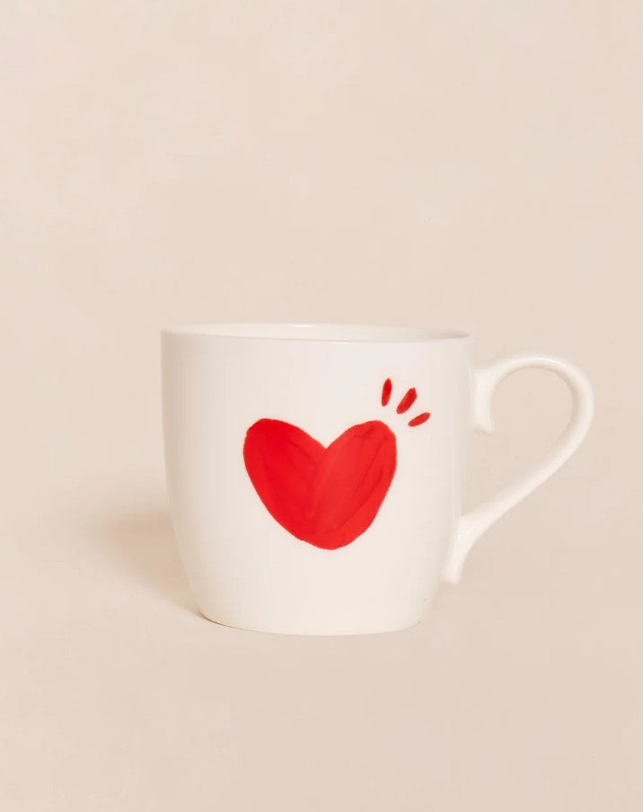 Mug - Coeur solaire - rouge